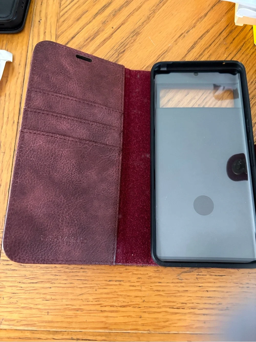 Samsung pixel pro Wallet Phone Case Folio Cover - Brown